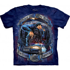 Backbone Of America Police T-Shirt The Mountain