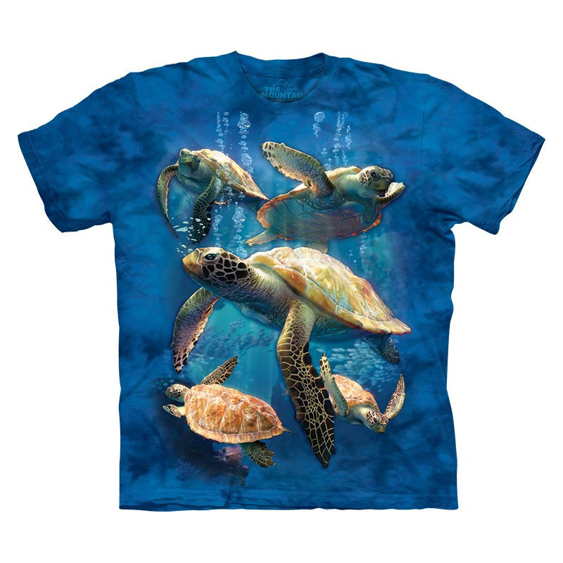 Sea Turtle Family T-Shirt The Mountain