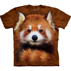 Red Panda Portrait T-Shirt The Mountain