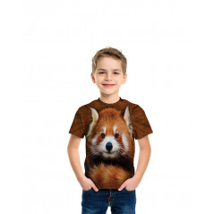 Red Panda Portrait T-Shirt The Mountain