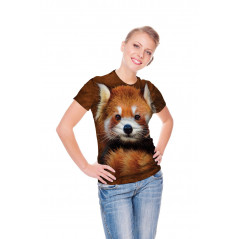 Red Panda Portrait T-Shirt The Mountain