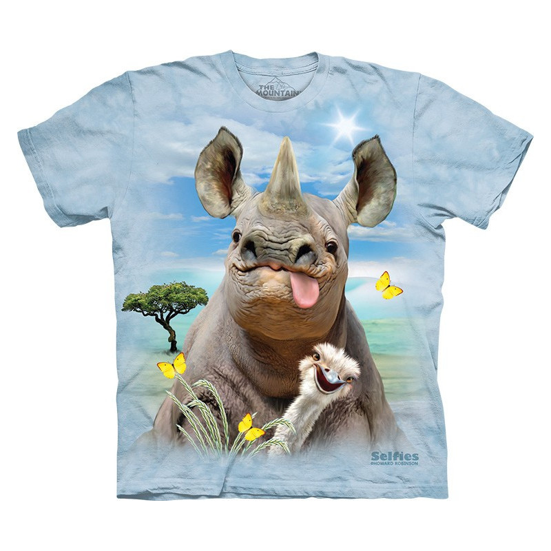 Rhino Selfie T-Shirt The Mountain