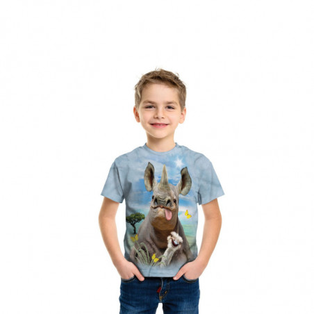 Novelty Rhino Selfie T-Shirt