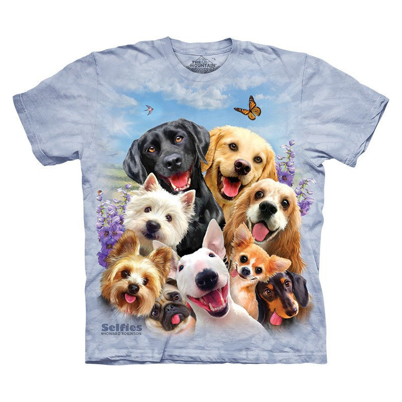 Dogs Selfie T-Shirt The Mountain