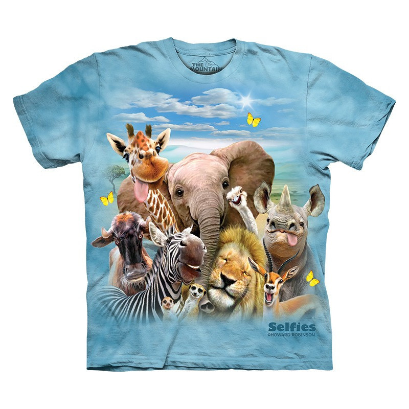 African Selfie T-Shirt The Mountain