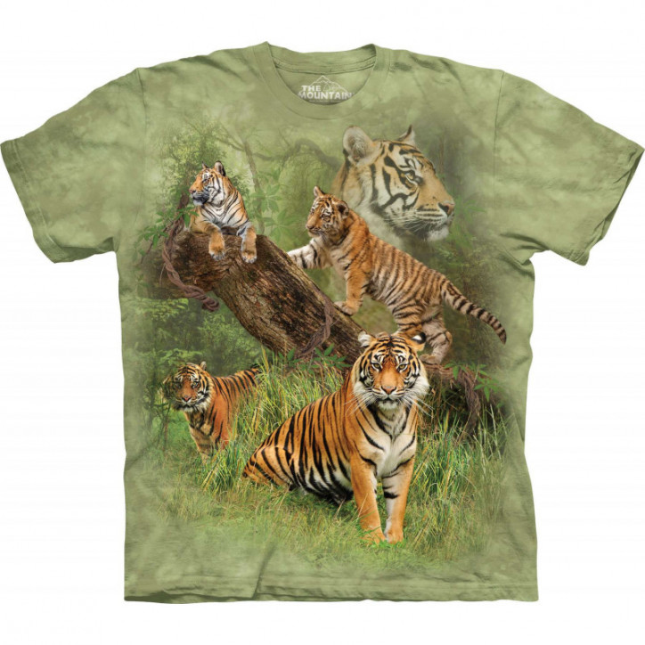 Wild Tiger Collage T-Shirt