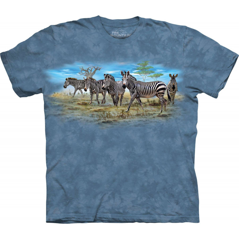 Zebra Gathering T-Shirt The Mountain