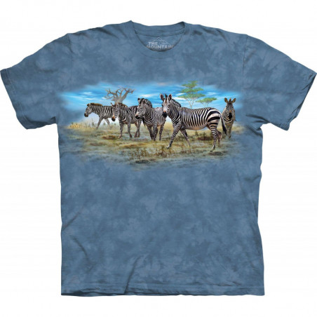 Zebra Gathering T-Shirt The Mountain