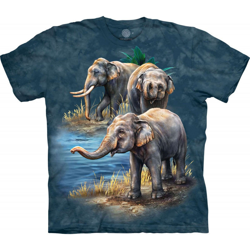 Asian Elephant Collage T-Shirt