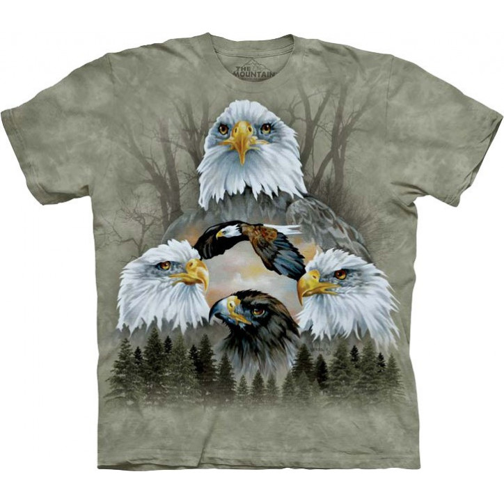 Five Eagle Collage T-Shirt