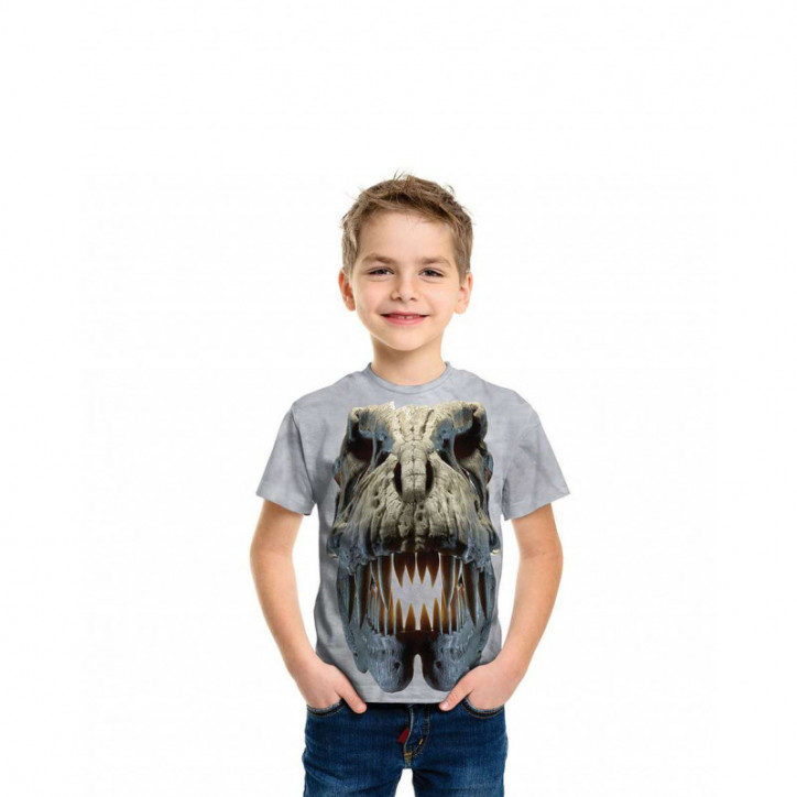 Silver Rex Skull T-Shirt