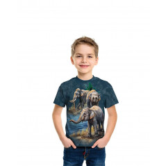 Asian Elephant Collage T-Shirt