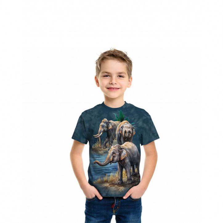 Asian Elephant Collage T-Shirt