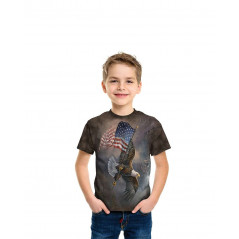 Flag-Bearing Eagle T-Shirt