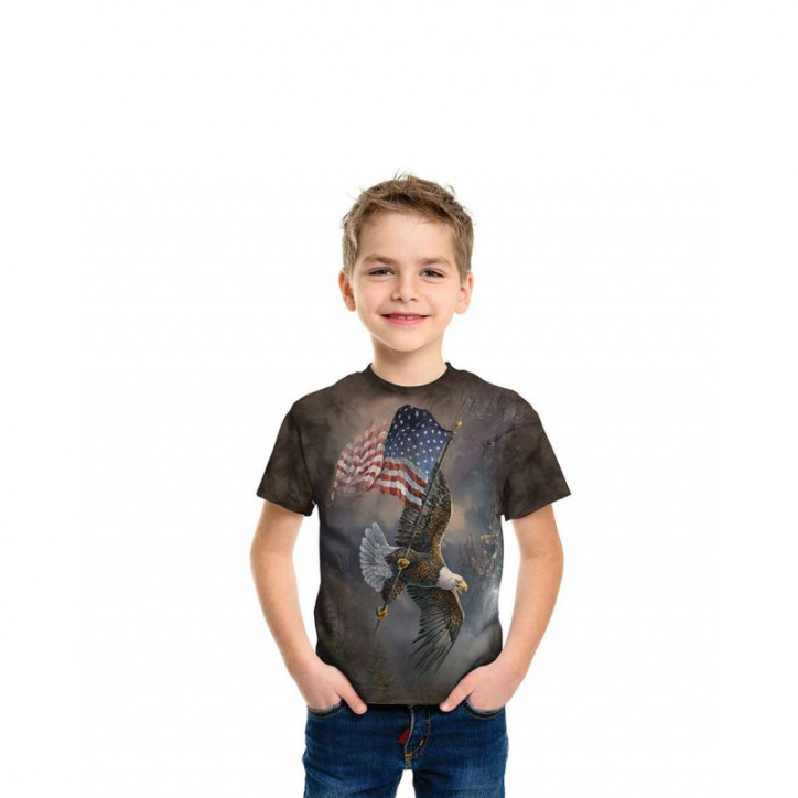 Flag-Bearing Eagle T-Shirt