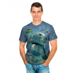 Manatees Collage T-Shirt The Mountain