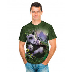 Panda Cuddles T-Shirt The Mountain