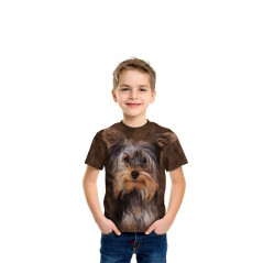 Smiling Yorkie Portrait T-Shirt