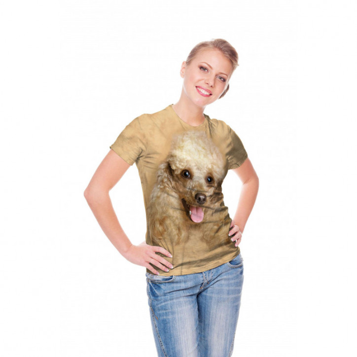 Happy Poodle Portrait T-Shirt