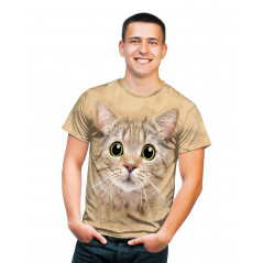 Cat Big Green Eyes T-Shirt