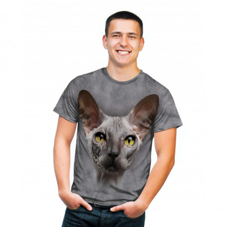 Cat Grey Hairless T-Shirt