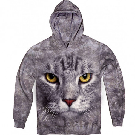 Silver Cat Hoodie