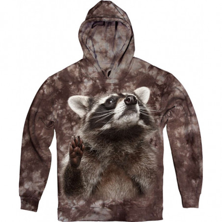 Calm Down Racoon Hoodie