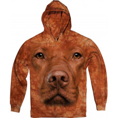 Hungarian Vizsla Dog Serious Hoodie