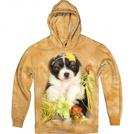 A Month Old Caucasian Shepherd Puppy Hoodie