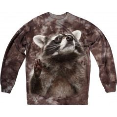 Calm Down Racoon Sweatshirt