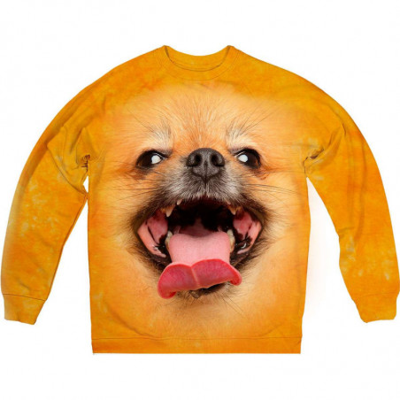 Happy Pomeranian Spitz Sweatshirt