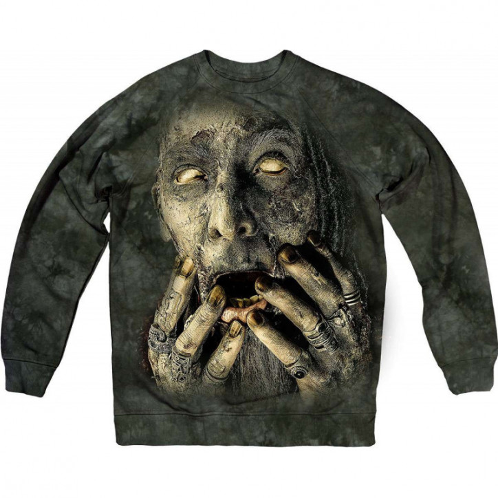 Zombie Pirate in green Sweatshirt