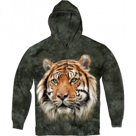 Big Tiger Face Hoodie