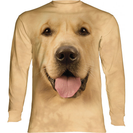 Big Face Golden Long Sleeve Tee - clothingmonster.com