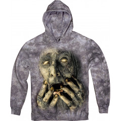 Zombie Pirate in grey Hoodie