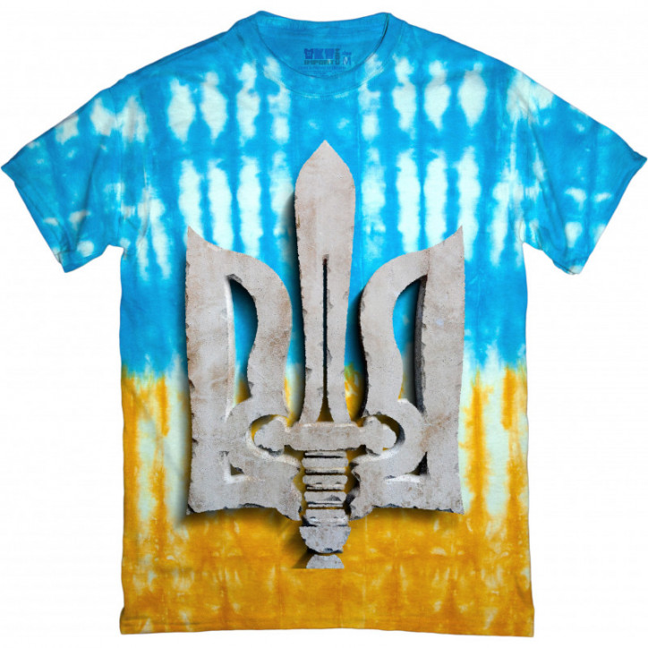 Ukraine 3D Tie-Dye T-Shirt