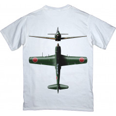 Kamikaze T-Shirt with chest and back graphic print