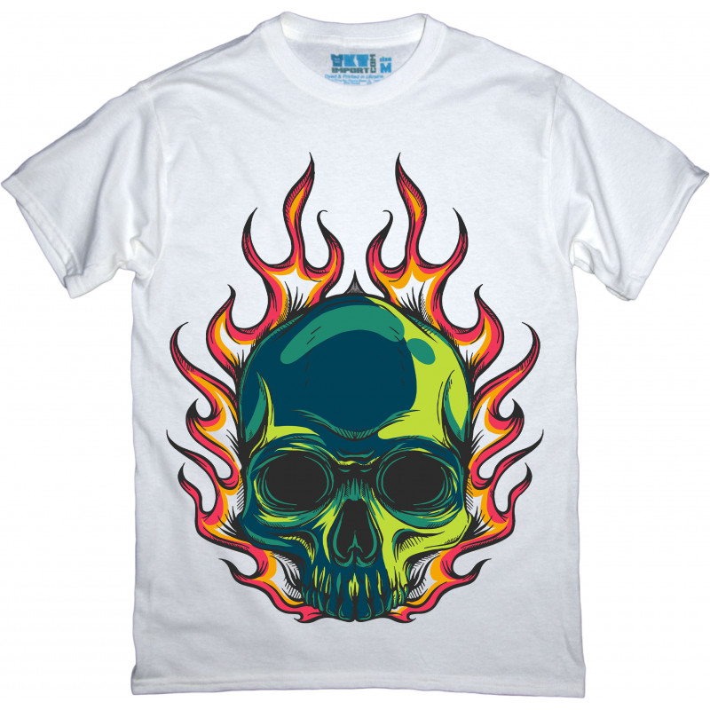 Flaming Skull T-Shirt