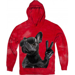 Bulldog Peace Hoodie