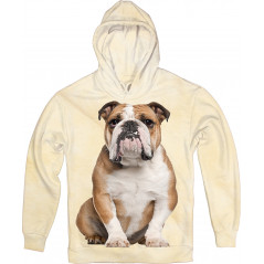 Sitting Bulldog Hoodie