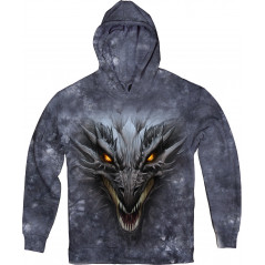 Dragon Head in Black Hoodie