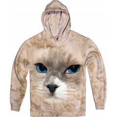 Blue Eyes Cat Hoodie