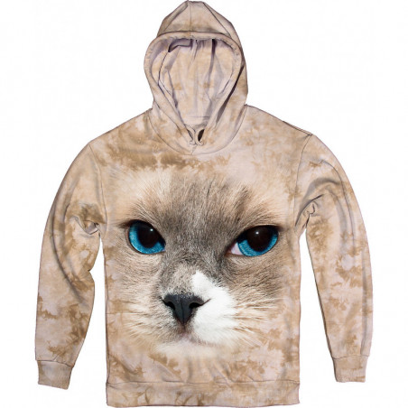 Blue Eyes Cat Hoodie