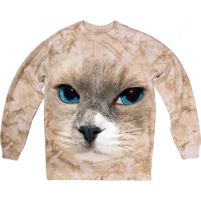 Blue Eyes Cat Sweatshirt