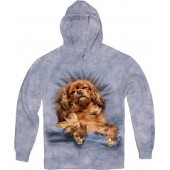 Happy Spaniel Sleeping Hoodie