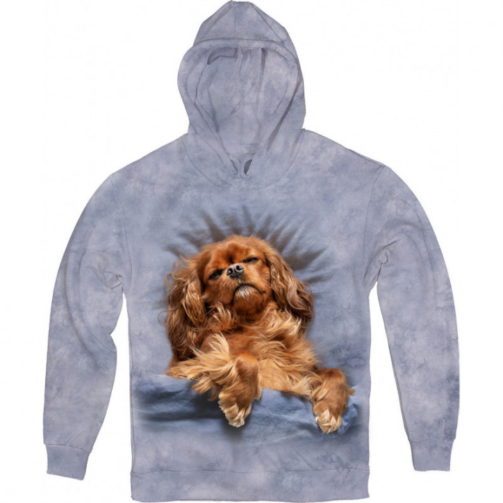 Happy Spaniel Sleeping Hoodie