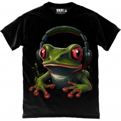 Frog In Headphones T-Shirt