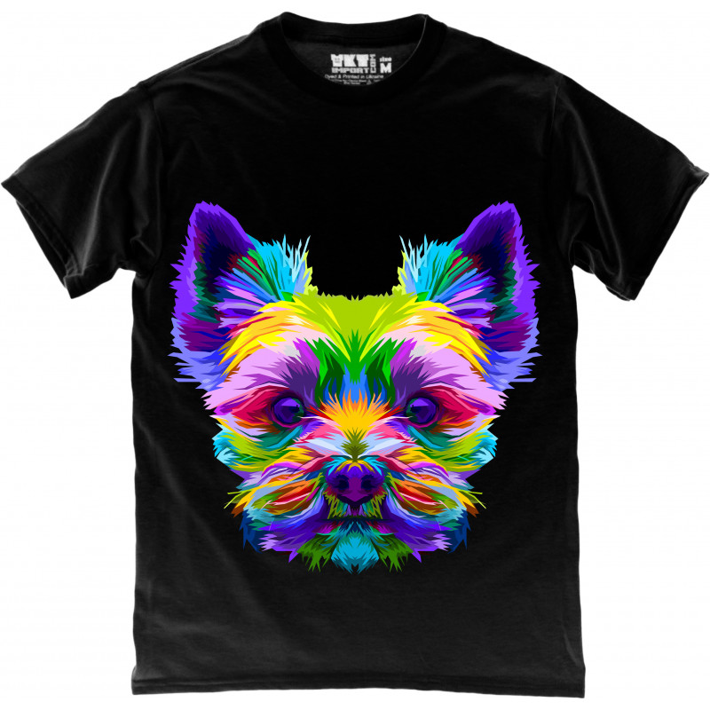 Colorful Yorkie T-Shirt