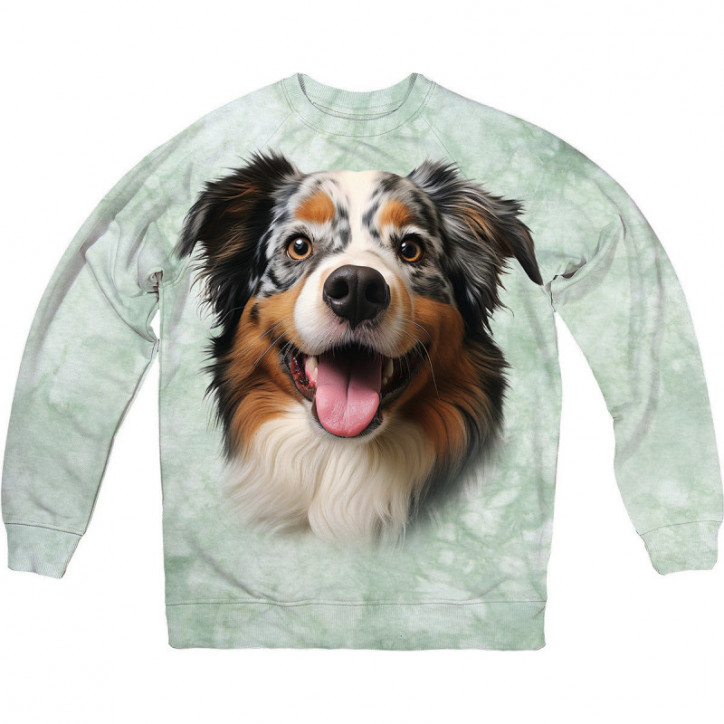 Australian Shepherd Smiling Sweatshirt