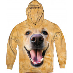 Laughing Yellow Lab Hoodie